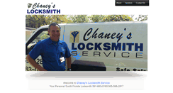 Desktop Screenshot of chaneyslocksmith.com
